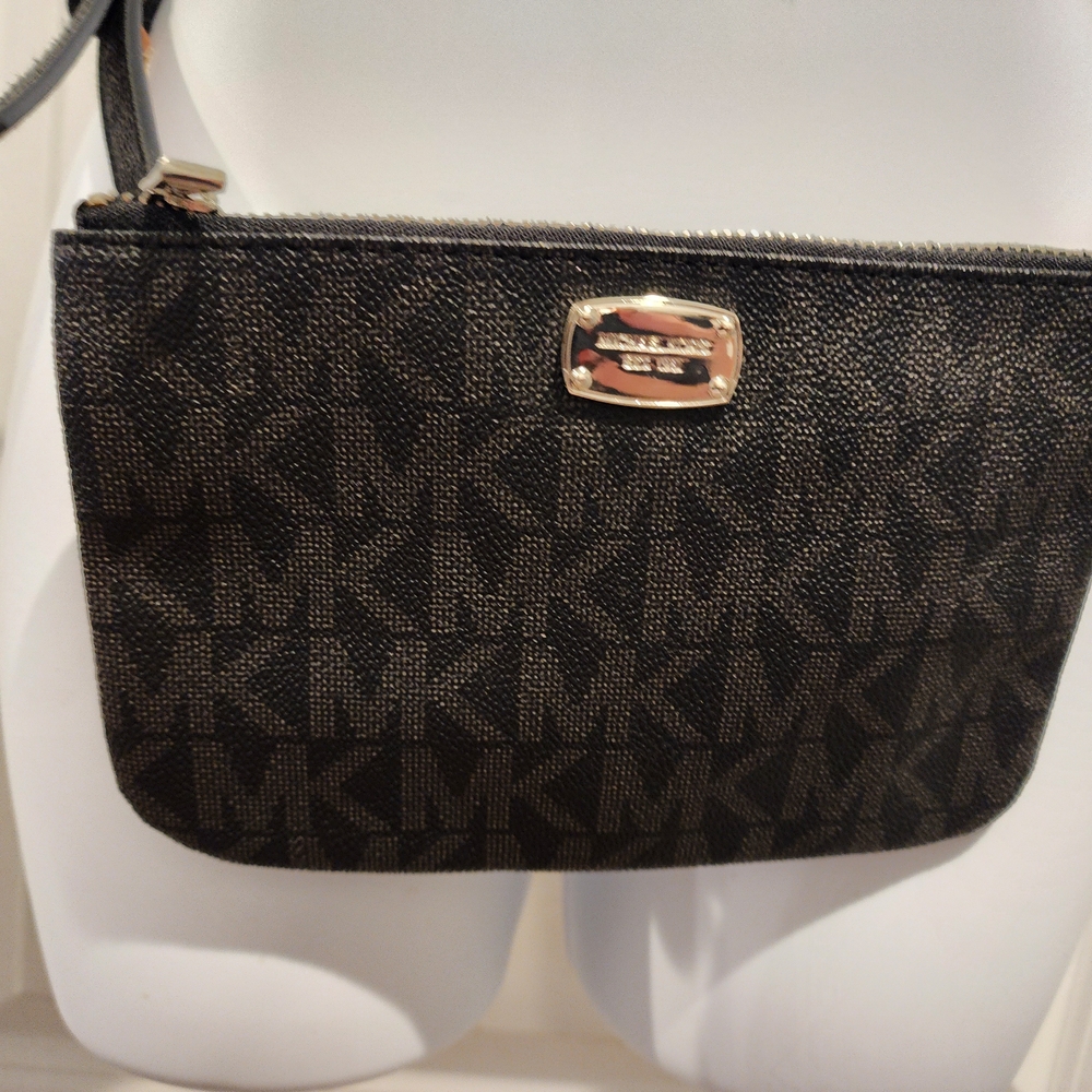 Michael Kors Black Signature Crossbody Bag